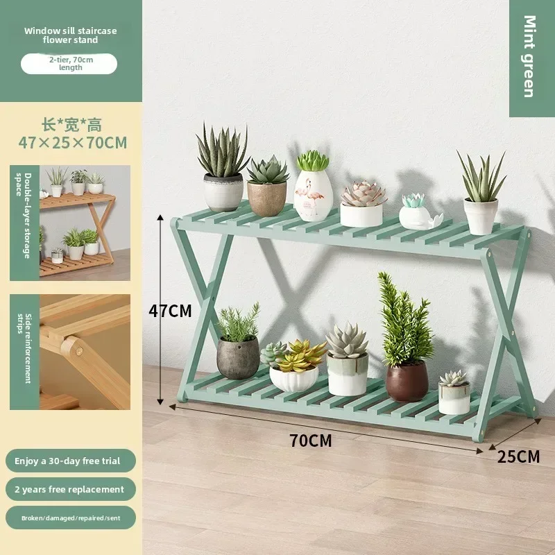 Flower Shelf Living Room Floor-to-ceiling Rack Balcony Decoration Arrangement Internet Celebrity Succulent Flower Pot Plant