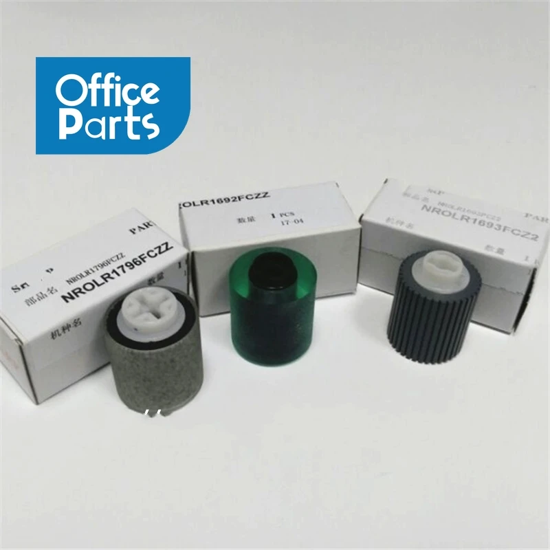 1sets NROLR1796FCZZ NROLR1693FCZ2 NROLR1692FCZZ ADF Separation Feed Pickup Roller for  Sharp MX850 950 1100 9008 10508