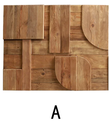 Home Decor Solid Wooden Wall Art Decoration 3d Decorative Wood Painting