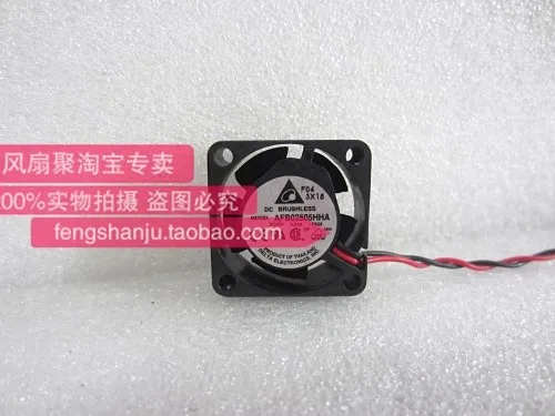 Free shipping, brand new original 2.5cm2510 5V0.24A AFB02505HHA miniature cooling fan with high air volume