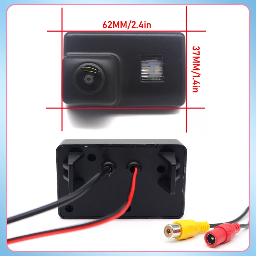 Car Rear View Camera For Peugeot 5008 MK1 5D MPV 2009~2016 Fisheye CCD Backup Camera Night Vision License Plate Camera Reverse