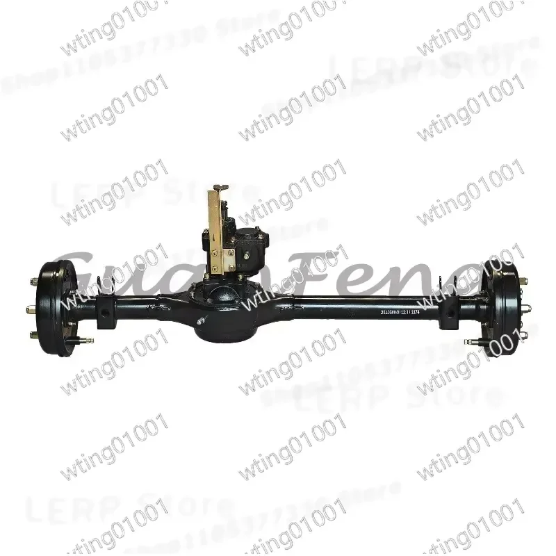 for Trike 3 Wheel Motorcycle Auto Rickshaw Pedicab Tuk Tuk Heavy Duty Rear Axle Assembly 50 to 400cc Engine Compatible