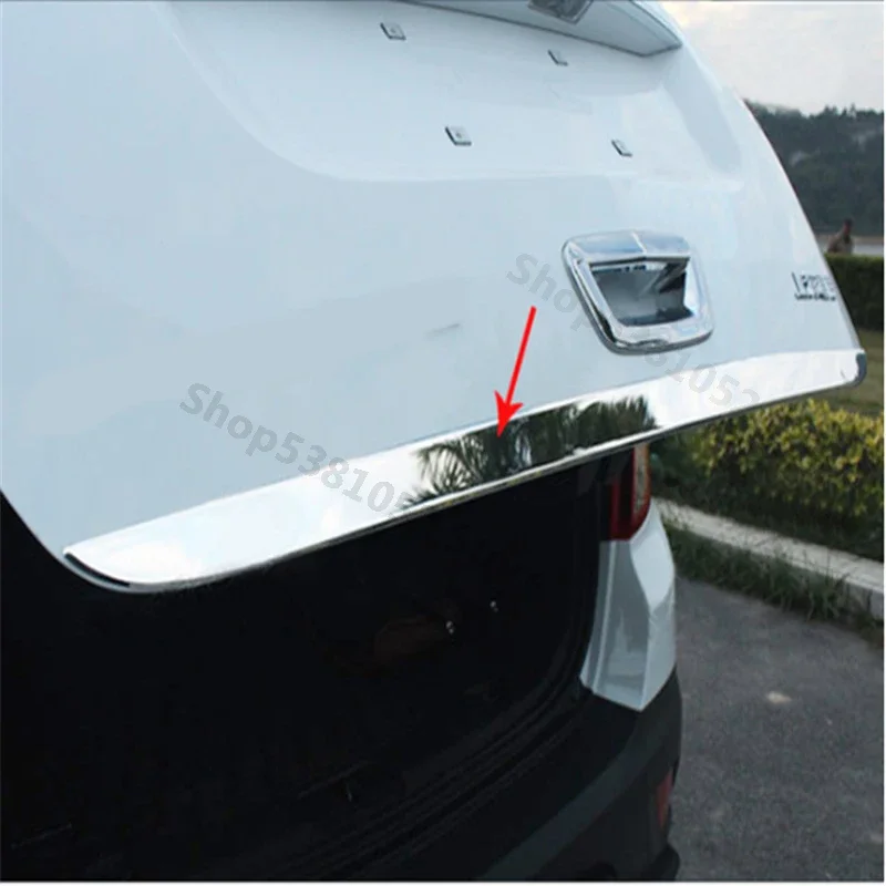 For OPEL MOKKA 2013-2018 Stainless Steel Car Styling Rear Back Door Tailgate Trim Strip Decoration Accessories Cover