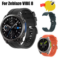 Wristband for Zeblaze VIBE 8 Strap Band Belt Silicone Smart watch Bracelet Screen protector film For women men