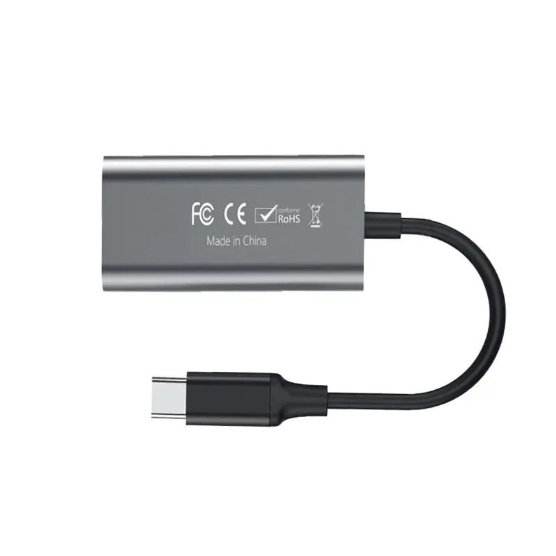 Tarjeta de captura de vídeo TYPE-C 4K, adecuada para ordenador, teléfono móvil, PS4, HDMI a TYPE-C, decodificador de grabación de cámara, transmisión en vivo