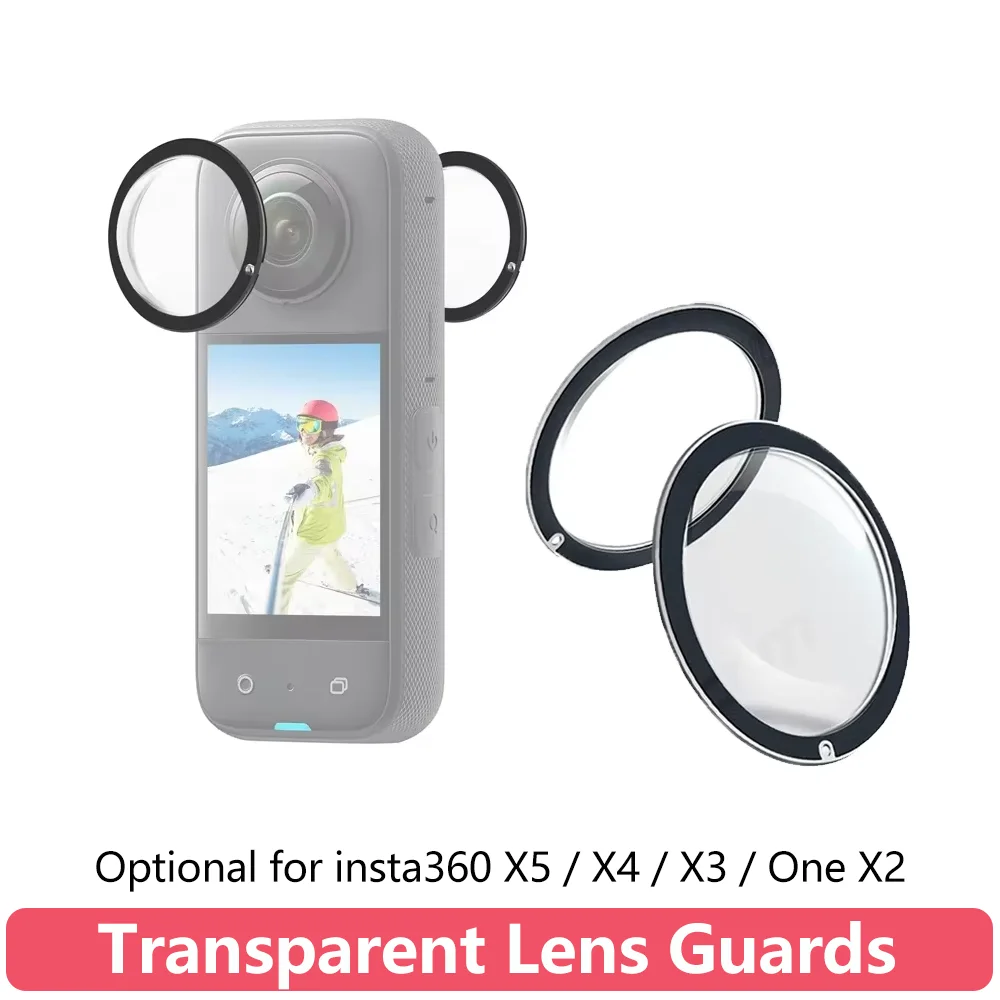Lens Guards for Insta360 X6 X5 X4 X3 One X2 Accessoroy Lens Protector Cover for Insta 360 Anti-Scratch Protective Guard Lens Cap