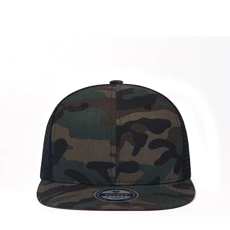 High Quality Baseball Cap Men Summer Camouflage Cotton Hip Hop Hat Korean Version Streetstyle Fashion Versatile Mesh Suncap Male