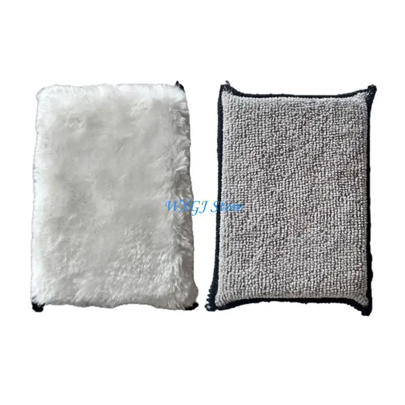 

37JE 4 Pieces Car Washing Sponges for Upholstery Leather Fabric Effective Dirt Removal and Stain Finish on All Surfaces