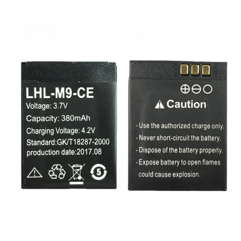LHL-M9-CE 3.7V 380mAh Smart Watch Battery for LHL-M9-CE LQ-S1 Battery