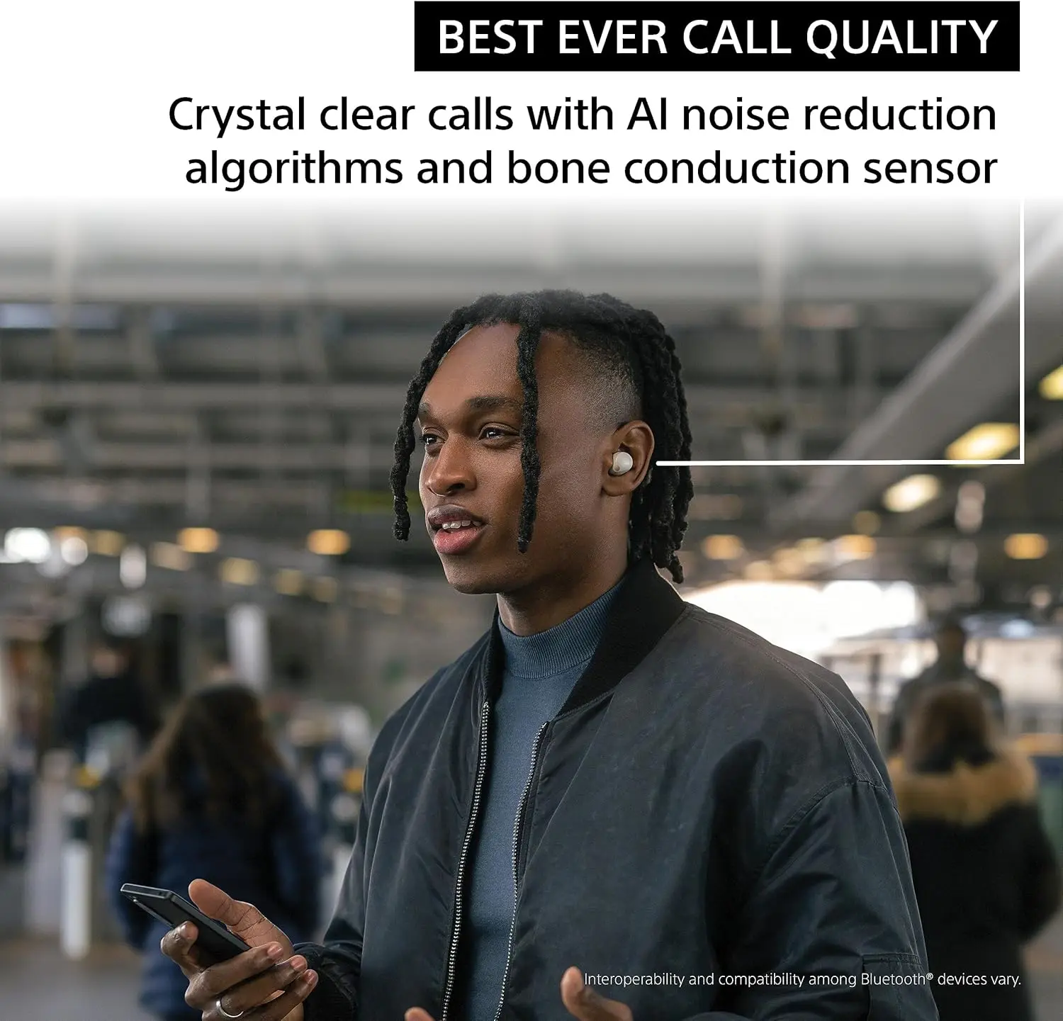 سماعات أذن بلوتوث لاسلكية حقًا من SONY WF-1000XM5 مزودة بخاصية إلغاء الضوضاء داخل الأذن متوافقة مع iPhone وAndroid #5