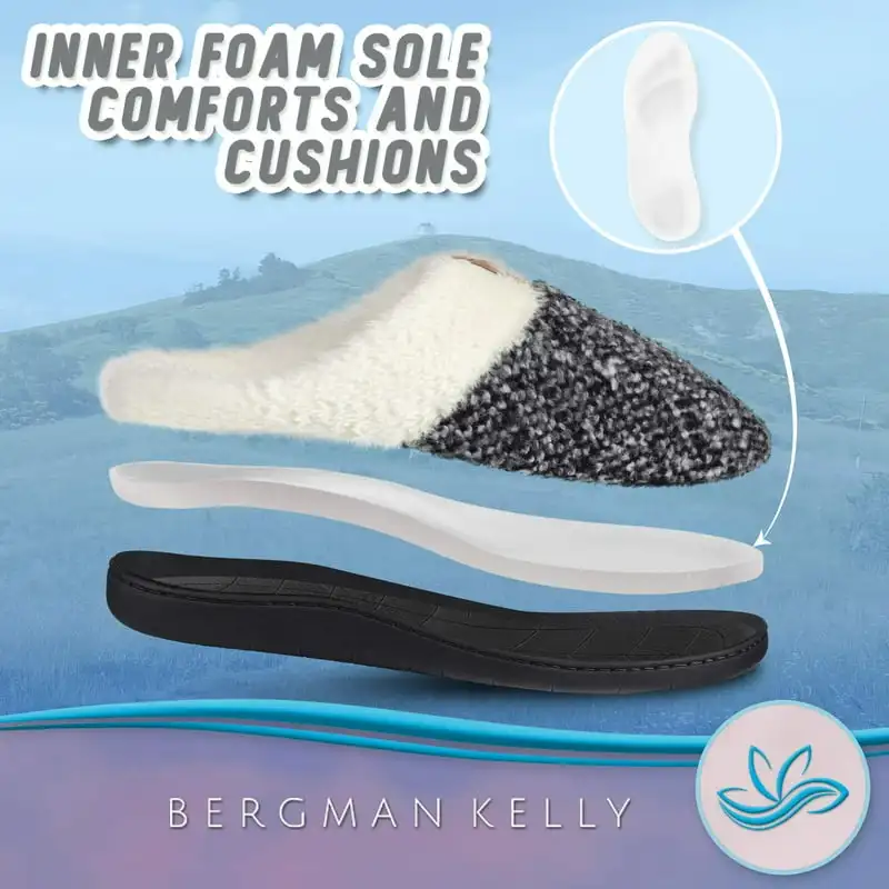 Coleção de chinelos Bergman Kelly Scuff Prairie - US Company