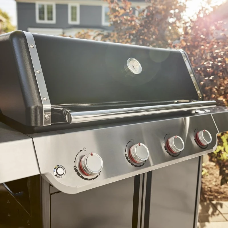 Natural Gas Grill, Black