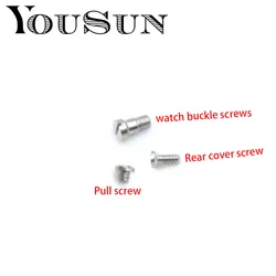 For Omega Seamaster 300/600 Steel Strap Buckle Screw Constellation Watch Buckle Slide Buckle Screw Back Cover Screw