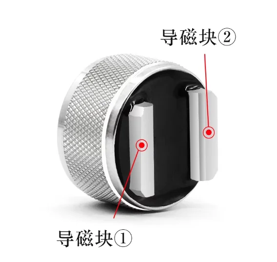 Horseshoe Shaped Strong Magnetic Mount Base Curved Saddle Surface Holder For Vibration Sensor Installation