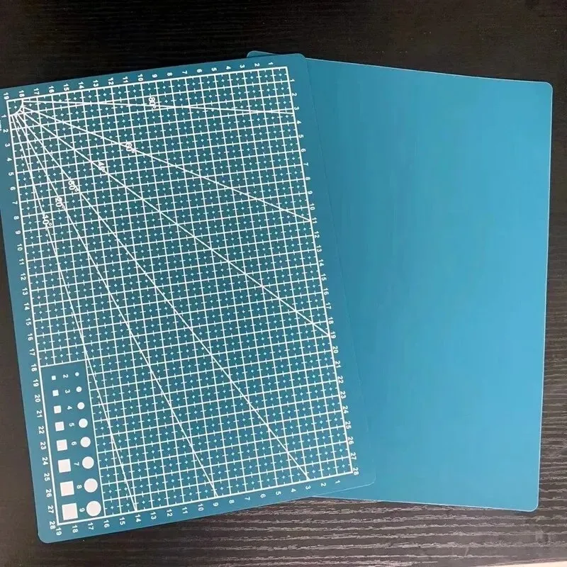 

2PC A5 PVC Cutting Mat Cutting Board Workbench Patchwork Sewing Manual DIY Knife Engraving Leather Single Side Underlay