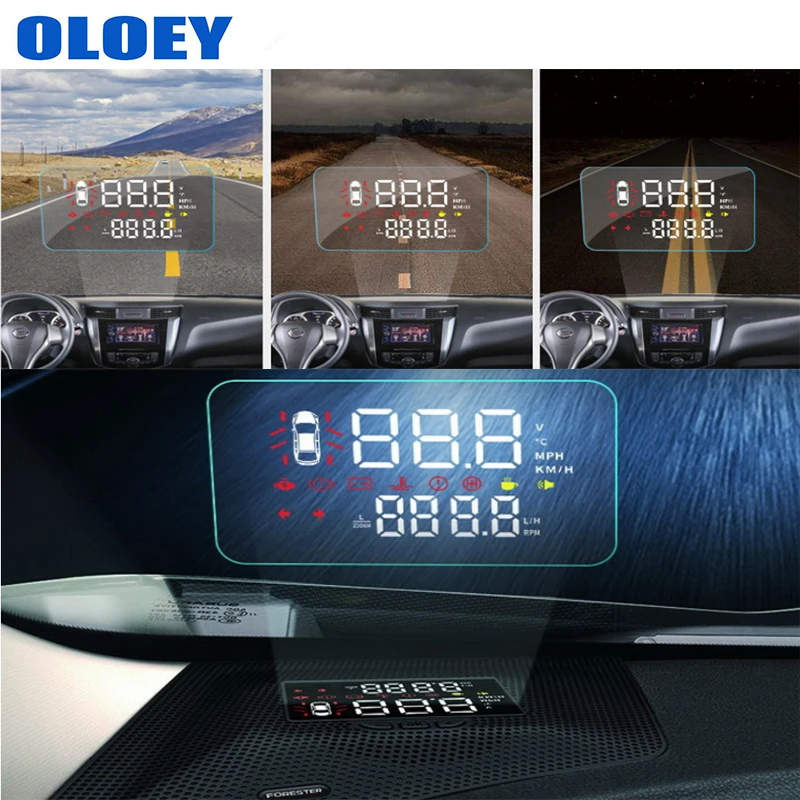 For Subaru Forester 2014 ~ 2020 OEM Head Up Display HUD Safe Driving Screen Alarm System Electronic Accessories