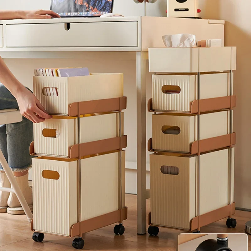 Beautician Carts with Wheels Makeup Trolley Service Desk Shelf Office Backpack Movable Bookshelf Snack Beauty Salon Furniture