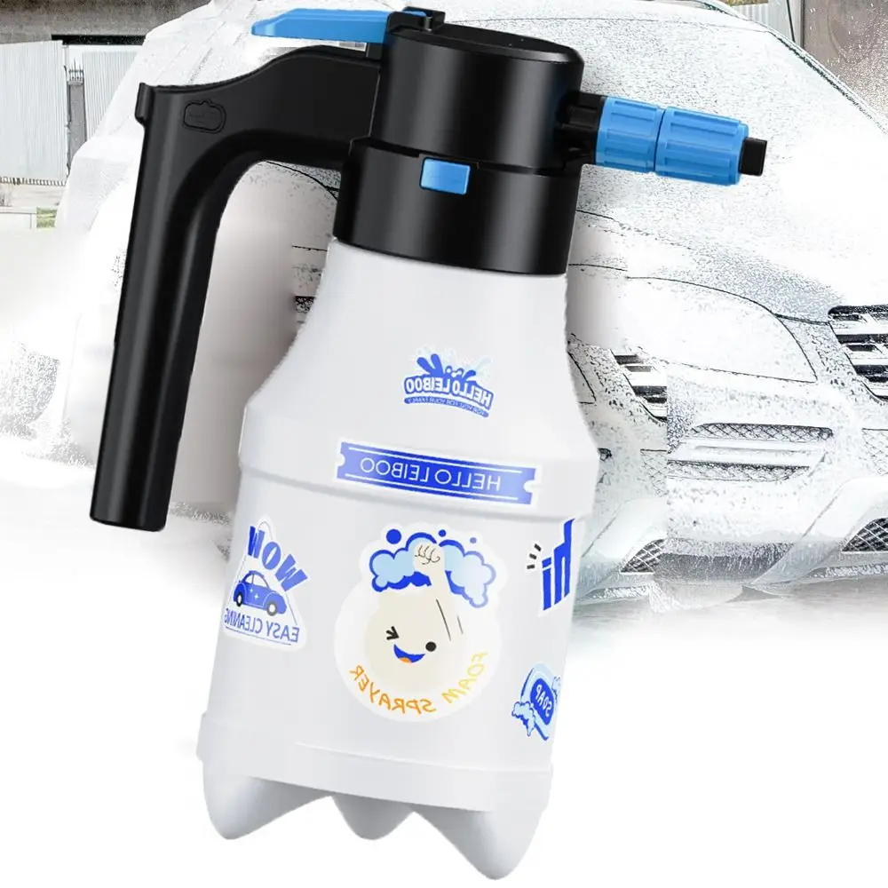 

Электрический электрический распылитель пены 60PSI 1,5 л автомобильный распылитель пены мощный автоматический распылитель пены под давлением