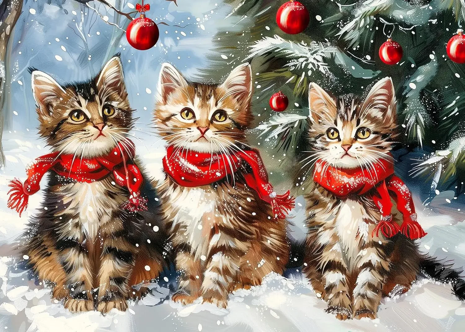 

Country Road 1000 500 300Piece Puzzle for Adults Cat Jigsaw Puzzle for Friend Family Gifts Challenging Game Night Birthday Gifts