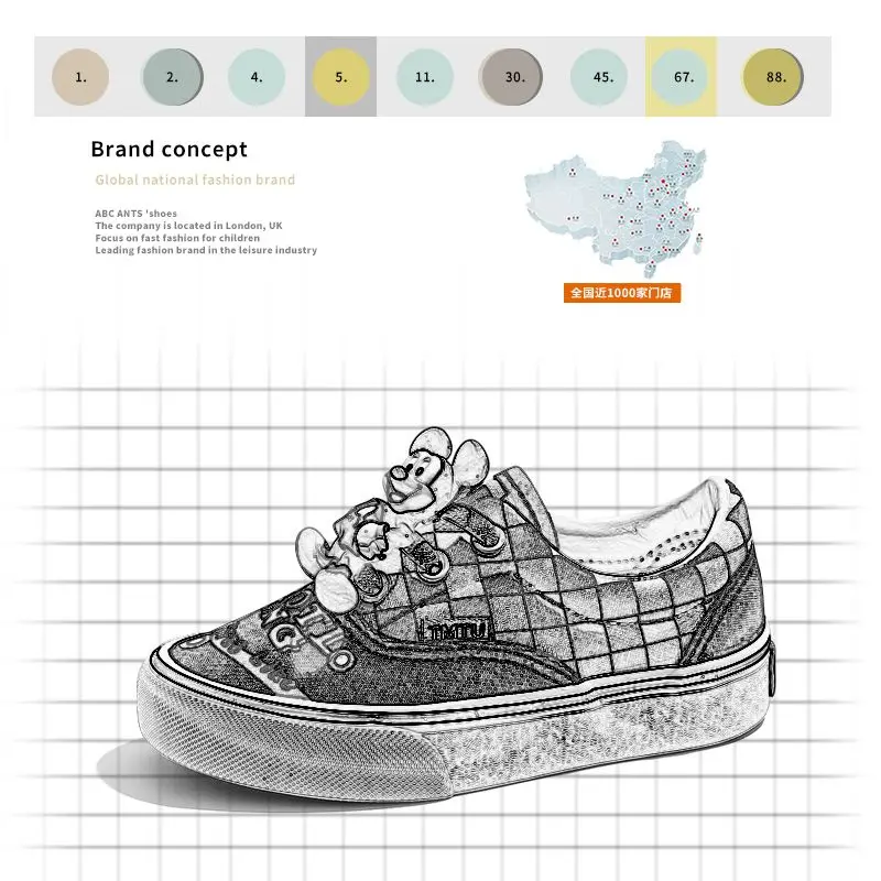 รองเท้าผ้าใบลายการ์ตูนมิกกี้เมาส์จากดิสนีย์ น่ารัก สไตล์นักเรียน ดีไซน์สร้างสรรค์ โดดเด่นไม่ซ้ำใคร เหมาะสำหรับฤดูใบไม้ผลิและฤดูใบไม้ร่วง ใส่ได้ทั้งชายและหญิง แฟชั่นทันสมัย รองเท้าสเก็ตบอร์ด ของขวัญสุดพิเศษ