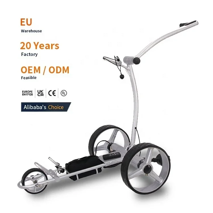 Professional Foldable 3 Wheel Electric Golf Trolley with Remote Control