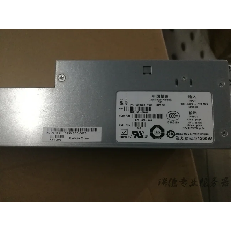 

W For EMC power supply 071-000-460 7000958-Y000 CX3-80 1200W HJ751