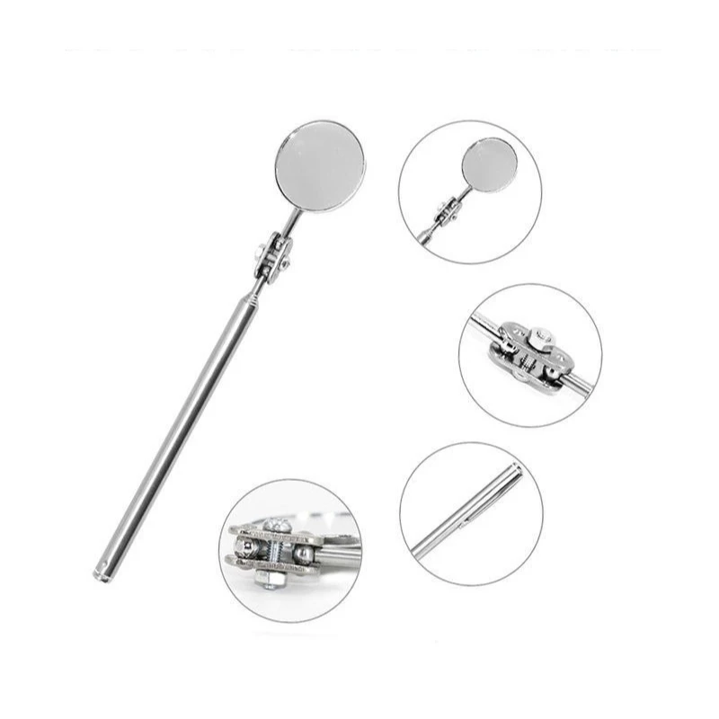 

Automotive Maintenance Inspection Mirror Universal Sturdy Folding Telescopic Reflector Size Welding Chassis Inspection Mirror