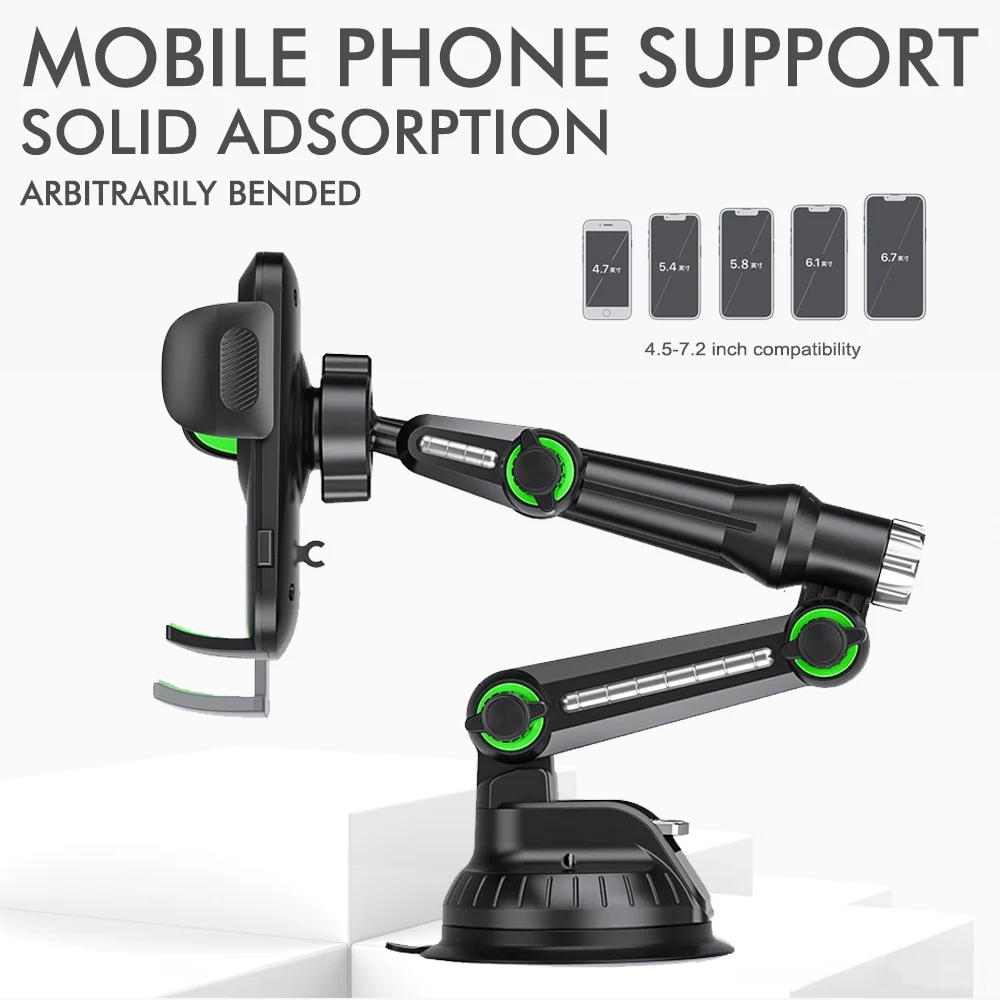 Suction Cup Phone Holder Windshield/Dashboard/Window Universal Suction Cup Car Phone Holder Mount with Sticky Gel Pad Compatib