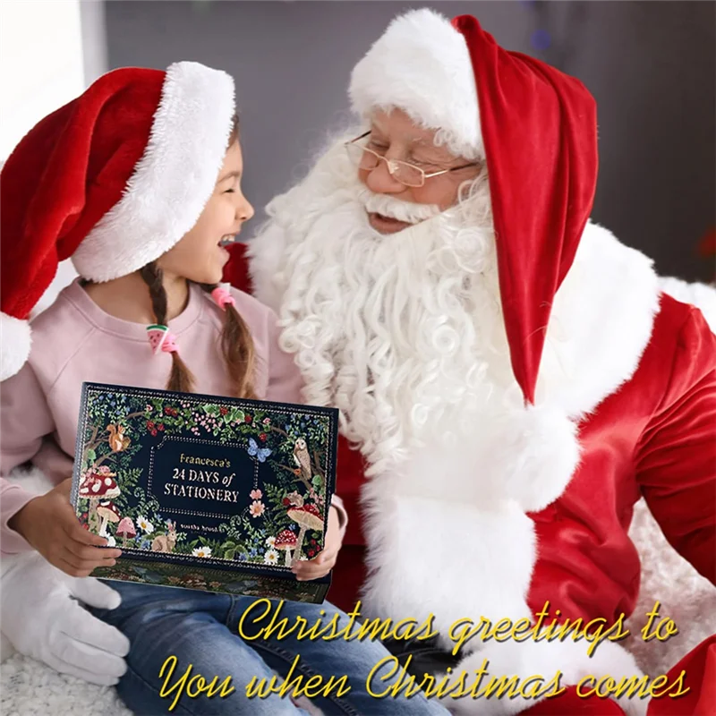 EDT-Stationery Advent Calendar 2024, Christmas Countdown Ultimate Calendar, Book Advent Calendar 2024, Christmas Stationery