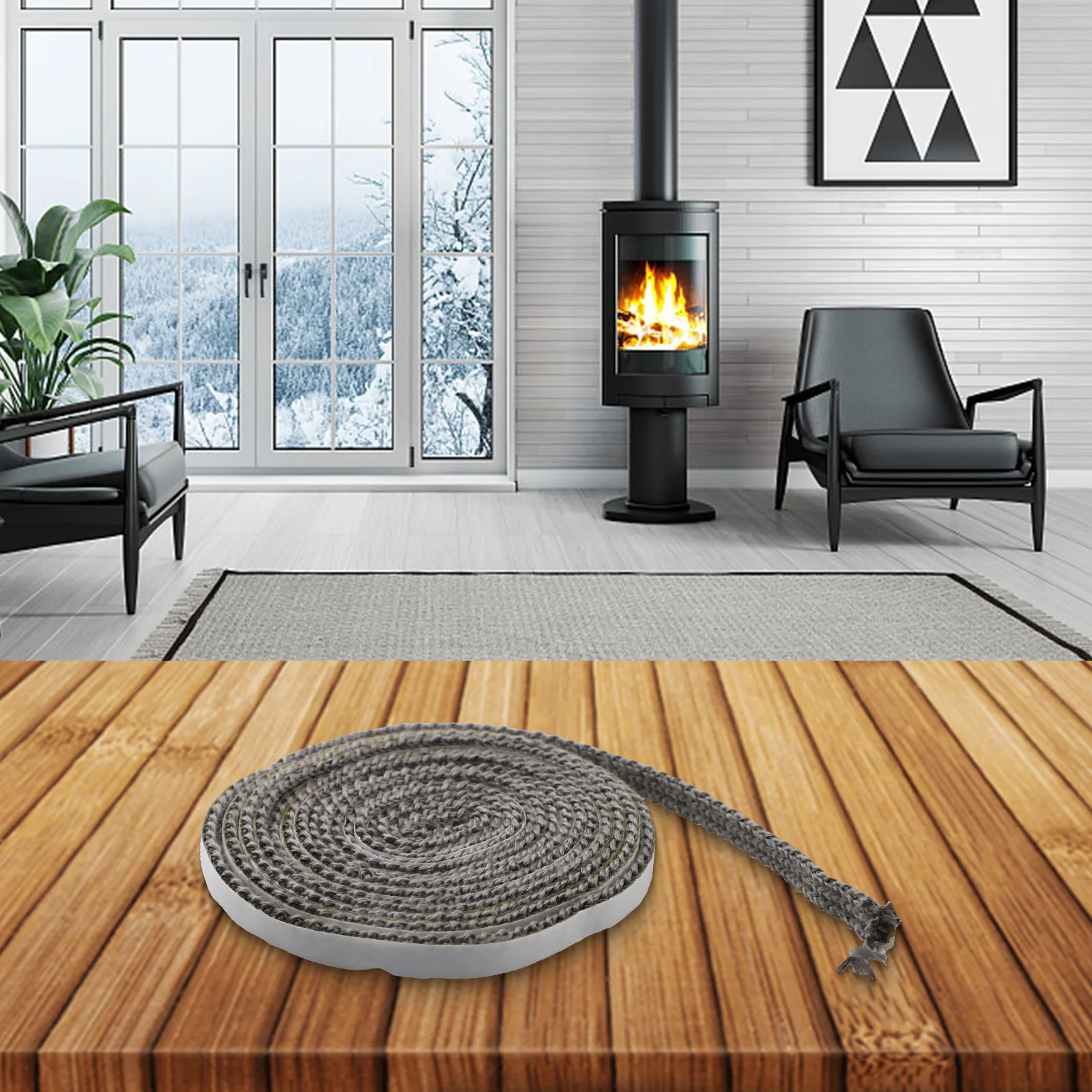 The Best Fit for Your Heating Needs Our Fiber based Flat Stove Ropes Designed to Measure at Width mm x Total Length cm