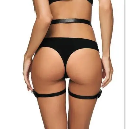 حزام جلدي جديد لعام 2025، حزام رباط مثير، ختم خصر متكامل لحزام الساق، إكسسوارات حزام فتاة عصرية مخصصة