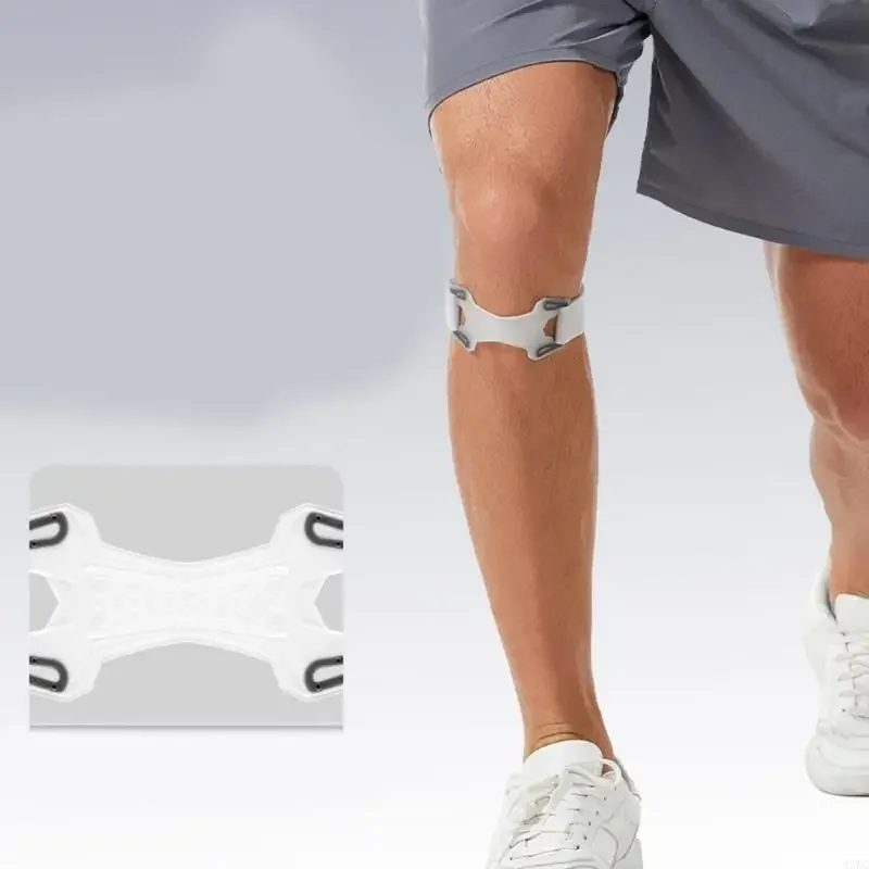 سيليكون الرضفة الفرقة الرضفة رضفة الركبة سبورت سبورتيا رضا الركبتين دعم الأوتار القابلة للتعديل حزام الرضفة