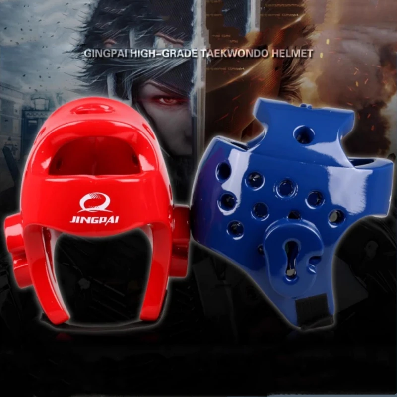 Kids Adults Karate Headgear Half Covered MMA Martial Arts Head Gear Boxing Soft Helmet TKD Sparring Head Guard Face Protector