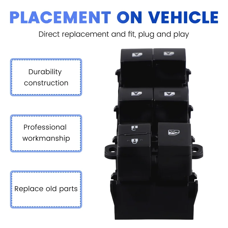 

Well 84040-08010 1PC Auto Window Switch Window Glass Lift Switch For Toyota Sienna 2015-2020 8404008010