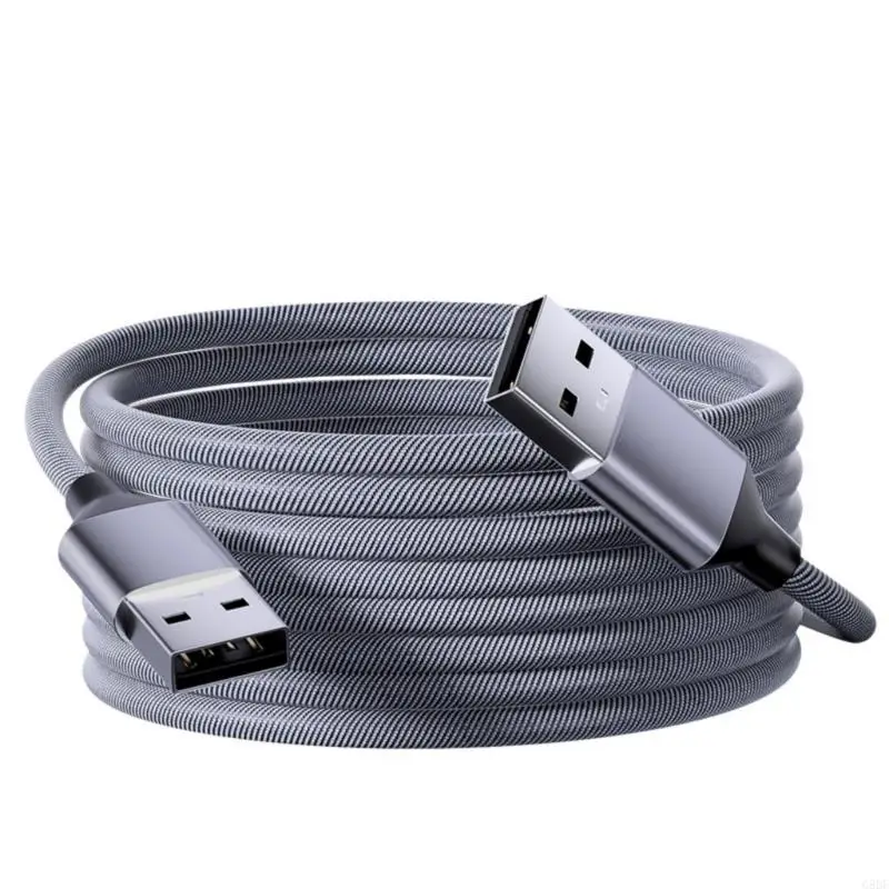 Cable extensión USB G8DF Línea conectores femenino a masculino para transferencia datos estable Velocidad rápida USB A