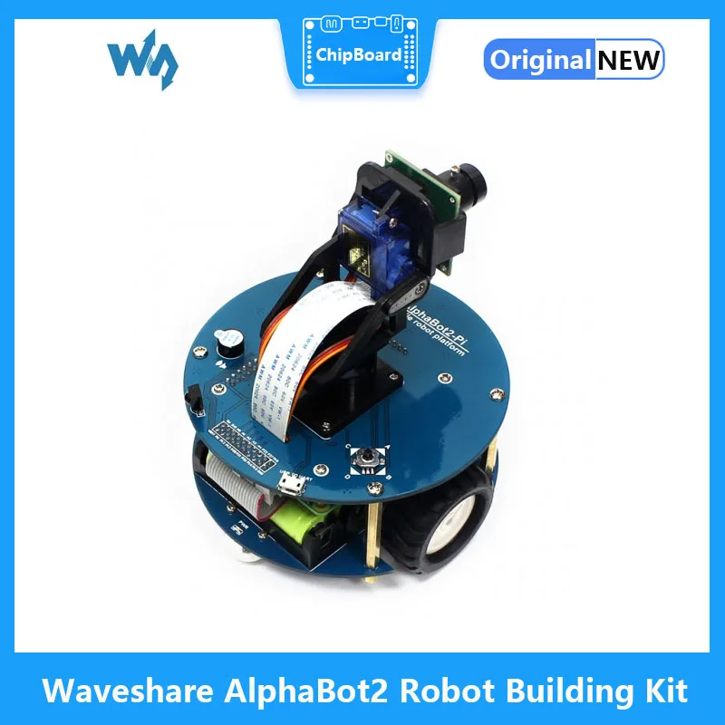 

Waveshare AlphaBot2 robot building kit for Raspberry Pi 3B/3B+/4B (no Pi)