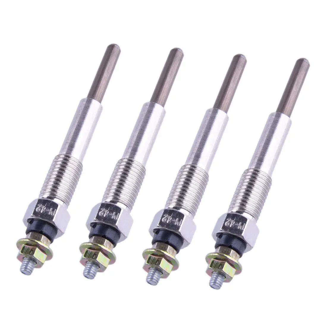 1 Juego de bujías incandescentes de 12V aptas para motor diésel Isuzu C240 C190 C201 4FA1 9-82511978-0 9825119780 C240PKG C240PKJ