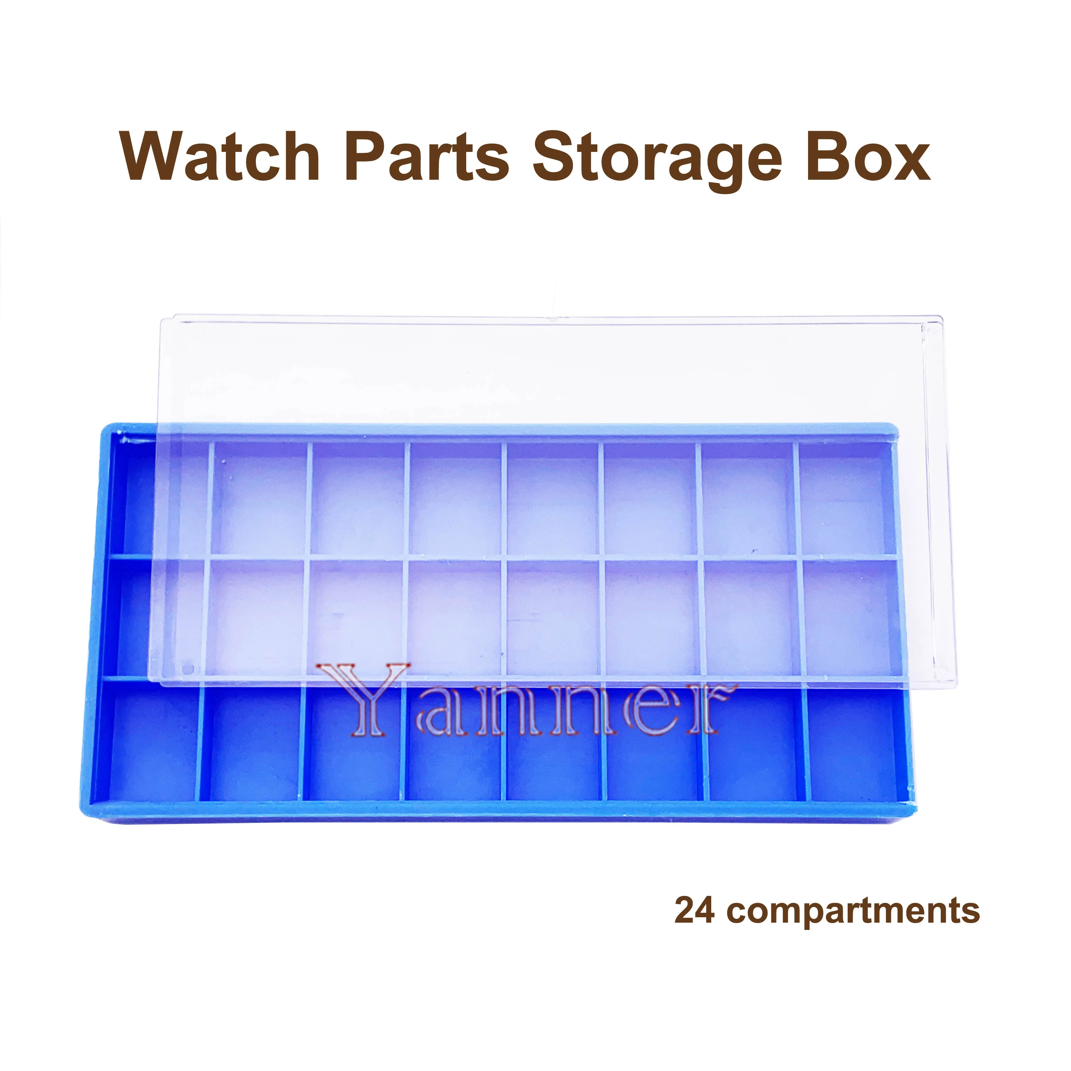 Parts Storage Box Compartment Watch Parts Organizer Plastic Beads Earring Container