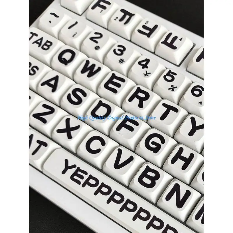 U2JE KeyCaps XDA Cartoon Animal Party PBT Dyesublemation 125 Teclas teclas Adecuado para teclados mecánicos CrossCore