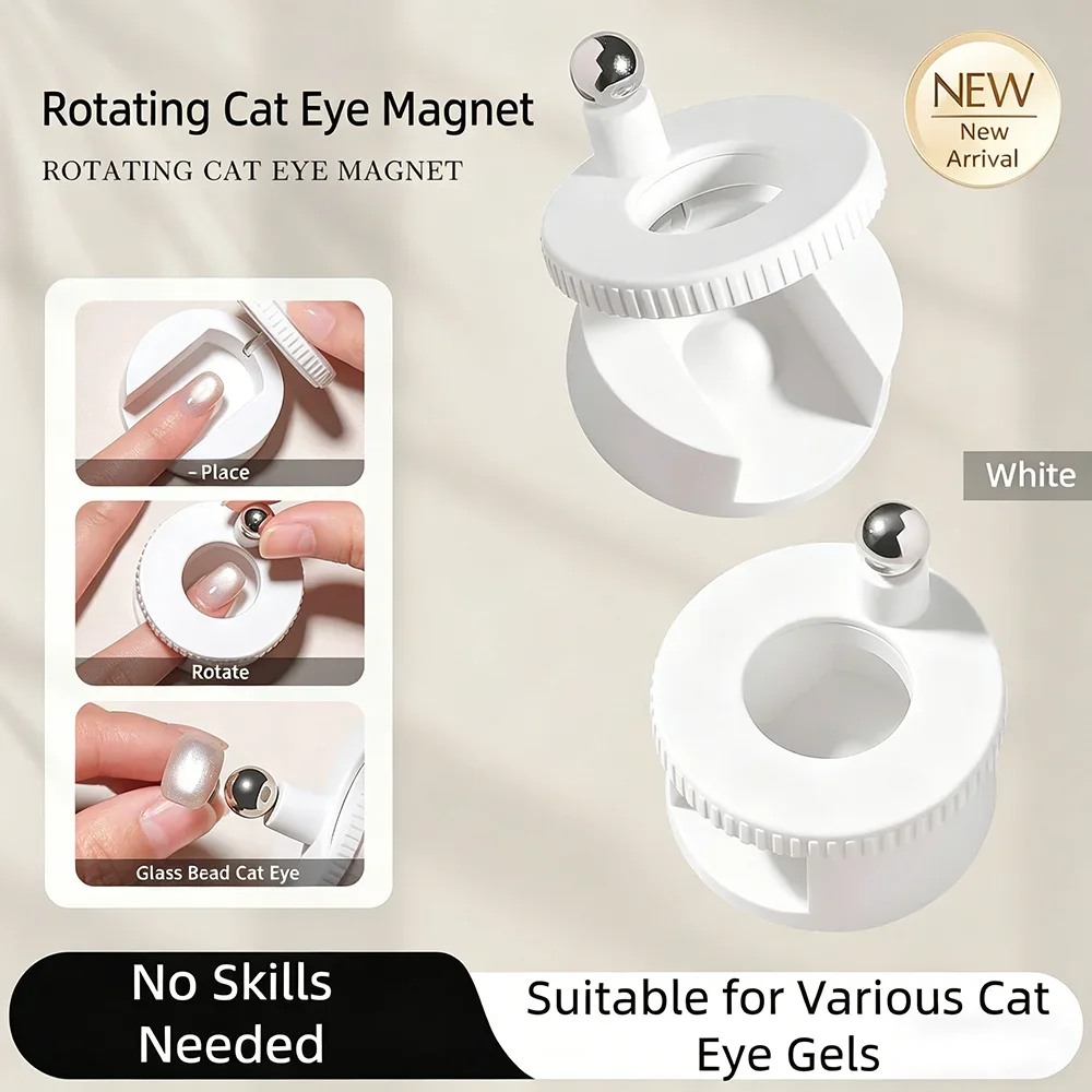 8-in-1 Nagelmagnet Multifunktional zum Anziehen von Glasperlen, Katzenaugen-Nagellack und Gel-Lack, Multi-Style Nagelkunst-Werkzeuge – Detail 7