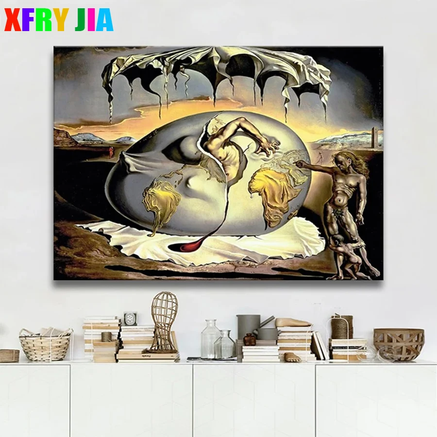 Diamond Embroidery Salvador Dali Child Watching the Birth of the New Man Sale Diamond Painting Cross Stitch Home Decoration