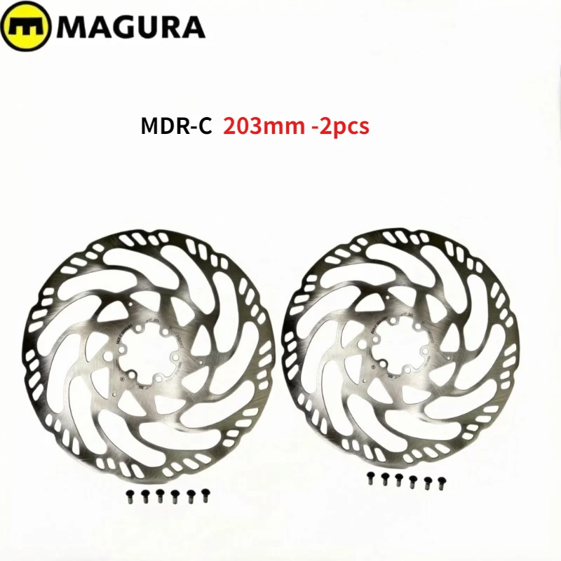 MAGURA MDR-C 6-Bolt Disc Brake Rotor 2mm Thick 180mm/203mm Diameter Mountain Bike Compatible with Magura MT Series Hydraulic Bra