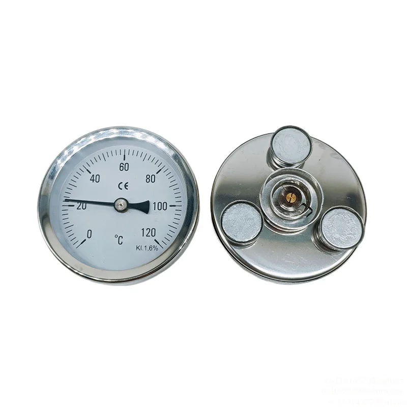 0-100 120 200300 Degrees Mold Surface Magnet Thermometer Mold Temperature Meter Iron Absorption Surface Boiler Thermometer