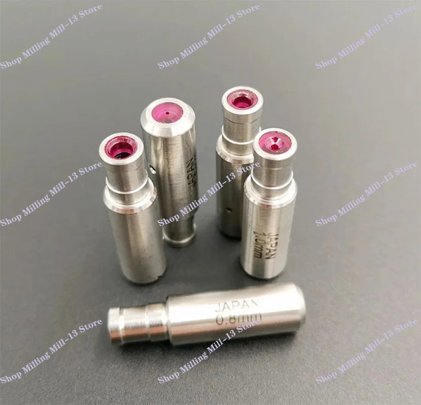 Imagem -06 - Wedm Ruby Eletrodo Tubo Guia Morre Diâmetro Cerâmico 0.1 Mm3.0 mm Edm Wire Cut Acessórios Máquina de Perfuração 6x8x30 mm 1pc
