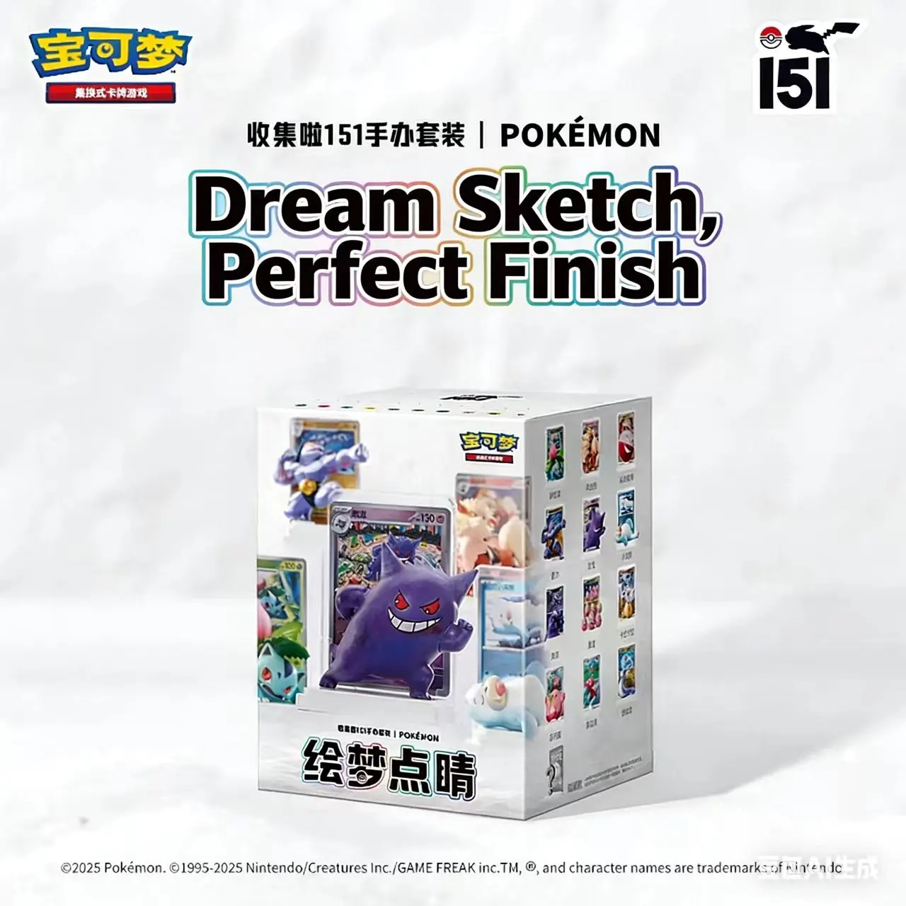 Cartes Pokemon Trading PTCG originales et authentiques, chinois simplifiées, The Finishing Touch collectées, coffret cadeau de noël, 51