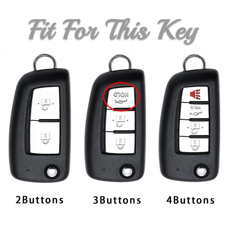 Nowy TPU Car 2 3 4 przycisk pilot zdalnego sterowania obudowa na telefon dla Nissan x-trail Juke Qashqai Micra Pulsar 2014 2015 2016 2017 2018