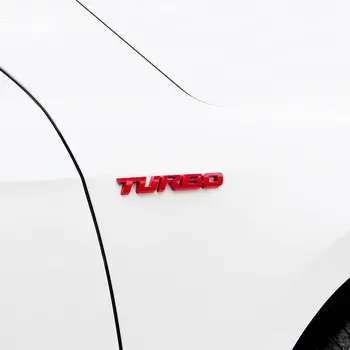 TURBO 汽車 3D 鋅合金貼紙 車身後部標籤 側飾貼花 汽車造型裝飾貼紙 汽車外觀裝飾配件 10 最佳銷售 汽車貼紙 - №3