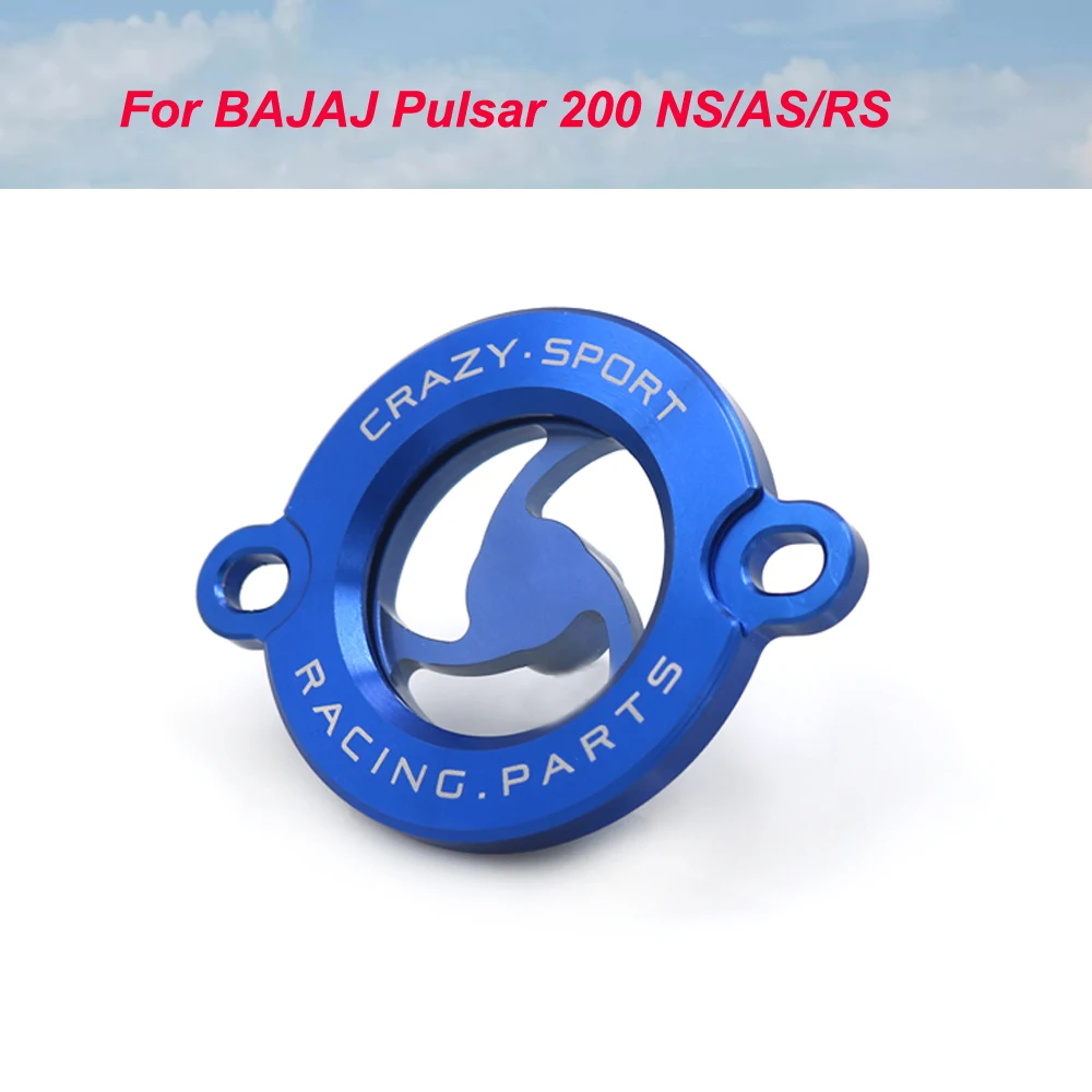 Engine Oil Filter Clear Cover For BAJAJ Pulsar 200 NS RS  AS 200NS 200RS 200AS Motorcycle Cap Plug