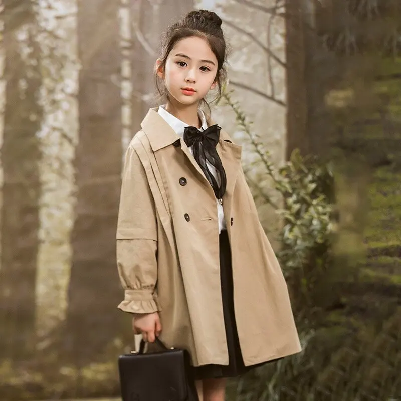 2026 Unisex New Fashion Streetwear Jacket Baby Girl Boy Long Sleeve Spring Autumn trench Coats Jackets  Overwear Clothes