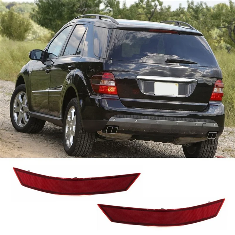 

1648200374 1648200674 Rear Bumper Reflector Reflector Warning Light Auto For Mercedes W164 ML350 ML550 ML63 Auto Parts-A28K